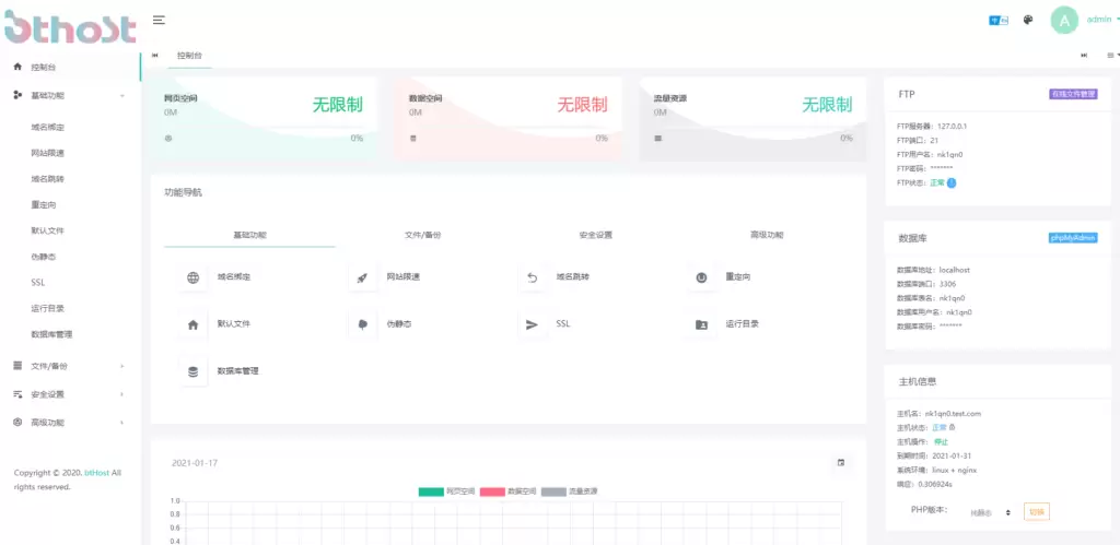 bthost宝塔主机独控-心云博客